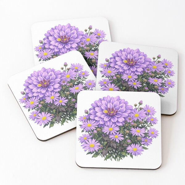 Item preview, Purple Aster Bloom designed and sold by Silver  Stone.