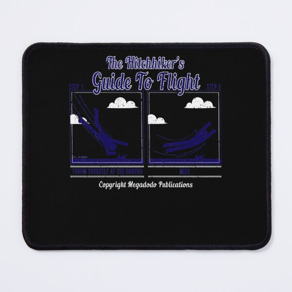 Item preview, The Hitchhiker's A Guide To Flight Copyright Megadodo Publications Throw Yourself At The Ground Miss  designed and sold by H3arthack3r.