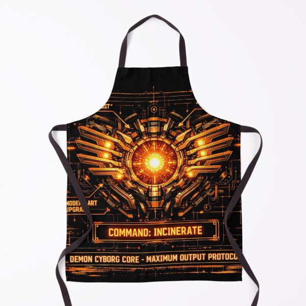 Item preview, Demon Cyborg Core Incinerate Technical Blueprint designed and sold by agearb.