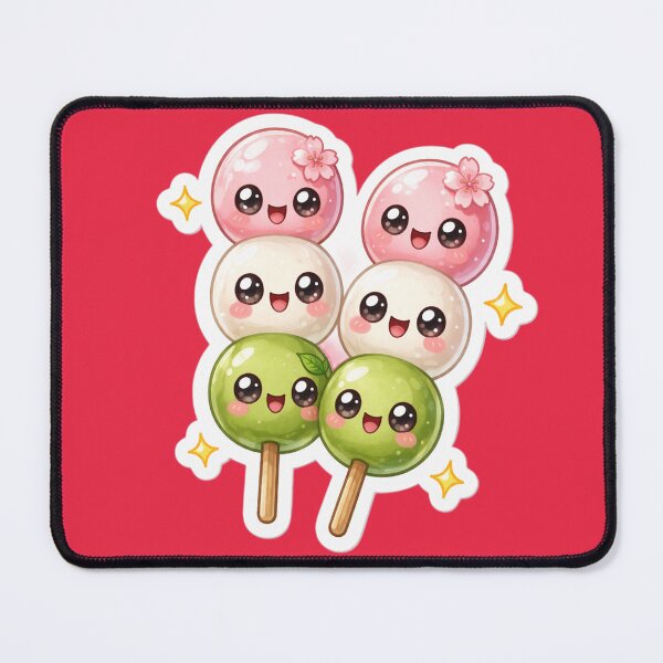 Item preview, Kawaii Dango Trio Cute Japanese Sweet Dumplings designed and sold by Star-El Cosmic Interconnect.