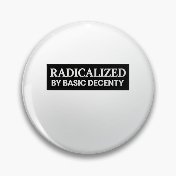 Item preview, ُEmbroidery Radicalized By Basic Decency Inspires Change Through Solidarity designed and sold by SkeletonsDanger.