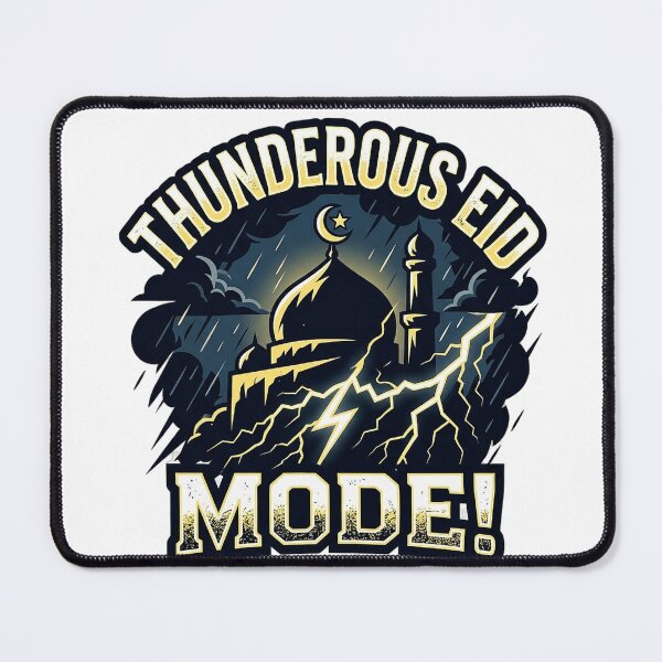 Item preview, UHD Dark Thunder Eid Mubarak Night designed and sold by ABArtByAlexST.