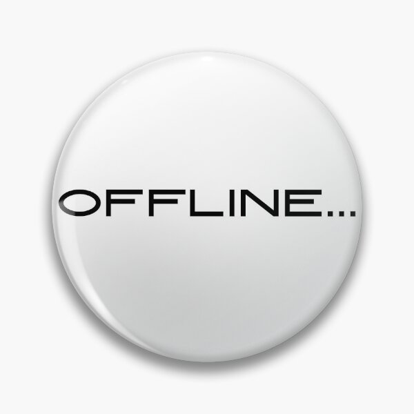 Item preview, Modernist ''offline'' inscription. designed and sold by PeterskyDesign.