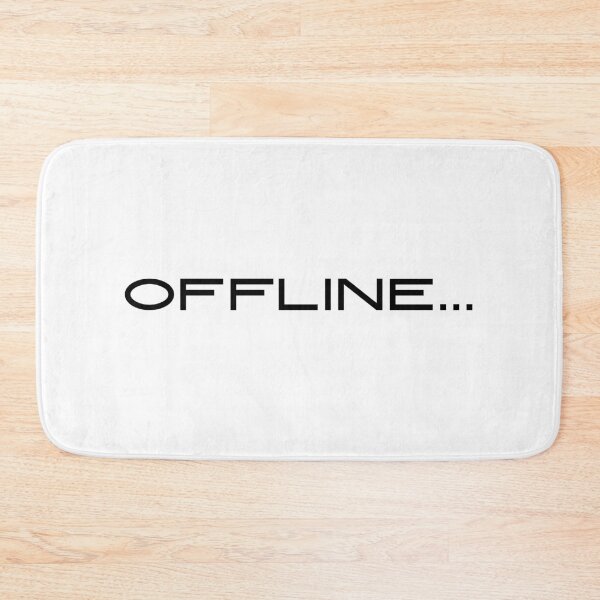 Item preview, Modernist ''offline'' inscription. designed and sold by PeterskyDesign.