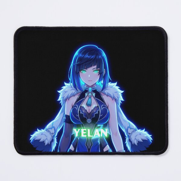 Item preview, Neon Nightshade Yelan - Fan Art Portrait designed and sold by EWCY store.