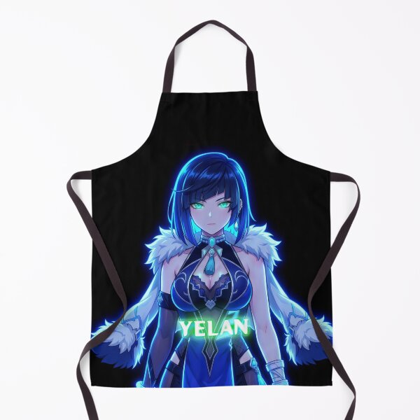 Item preview, Neon Nightshade Yelan - Fan Art Portrait designed and sold by EWCY store.