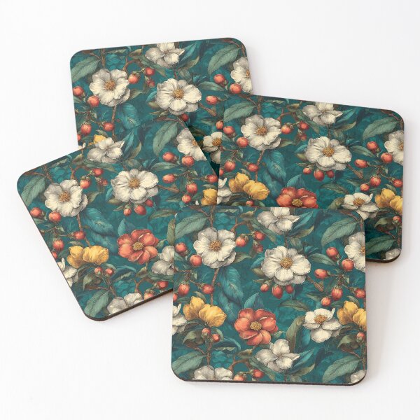 Item preview, Charming Gardenias Texture - Flower Floral Pattern  - Wedding Anniversary Gifts designed and sold by RoyalStarsPatts.