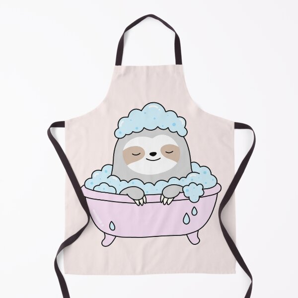 Item preview, Cute Sloth Taking Bubble Bath designed and sold by artwithsushie.