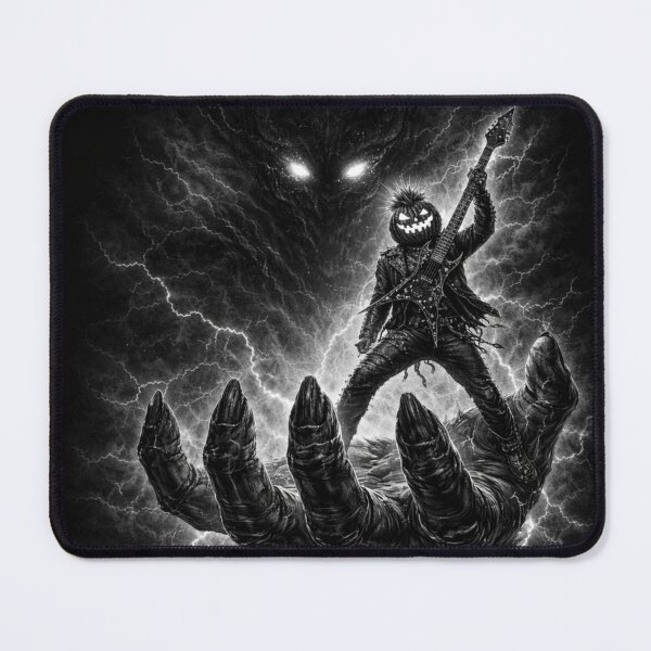 Item preview, Headless Horseman Lord of the Void – Gothic Metal Halloween Art designed and sold by TheHorsemanRidesAgain.