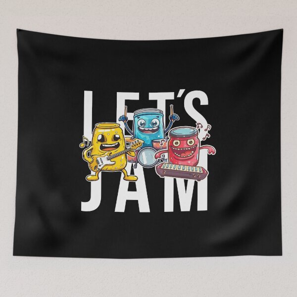 Item preview, Let’s Jam Funny Jam Jar designed and sold by titanosdesign.