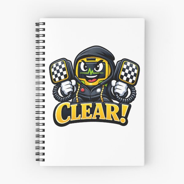 Item preview, Clear EMT Paramedic Defibrillator First Responder Emergency Medical Funny Design designed and sold by ClinicalHubs.