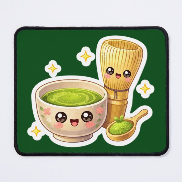 Item preview, Kawaii Matcha Tea Cute Japanese Green Tea Set designed and sold by Star-El Cosmic Interconnect.