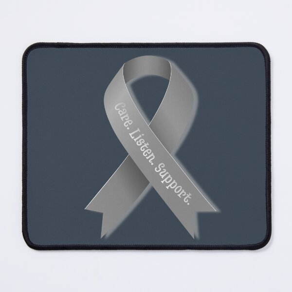 Item preview, Care Listen Support Silver Ribbon – Schizophrenia Awareness Support designed and sold by Ivy-Triggs.