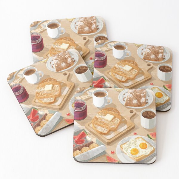 Item preview, Toast and Coffee designed and sold by TinyWarmThing.