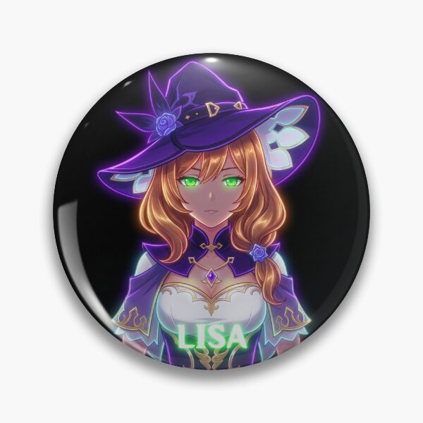 Item preview, Neon Witch of Purple Rose Lisa - Fan Art Portrait designed and sold by EWCY store.