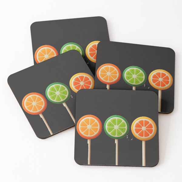 Item preview, Colorful Citrus Fruit Lollipop Candy Sweet Art designed and sold by JayuSoul 자유Soul.