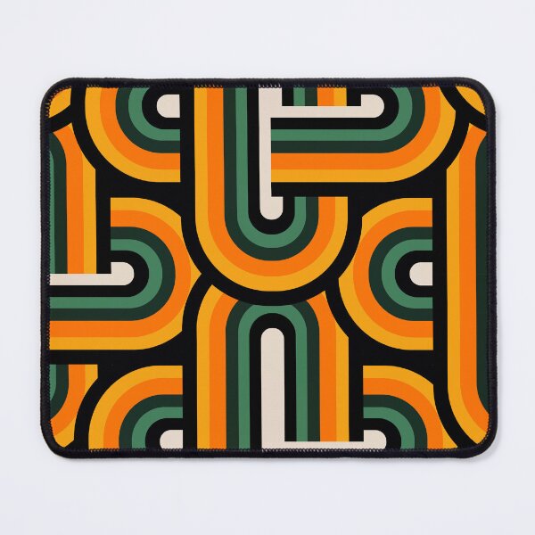Item preview, Retro 1960's-1970's Vibrant Orange And Green Designs designed and sold by DEC02.