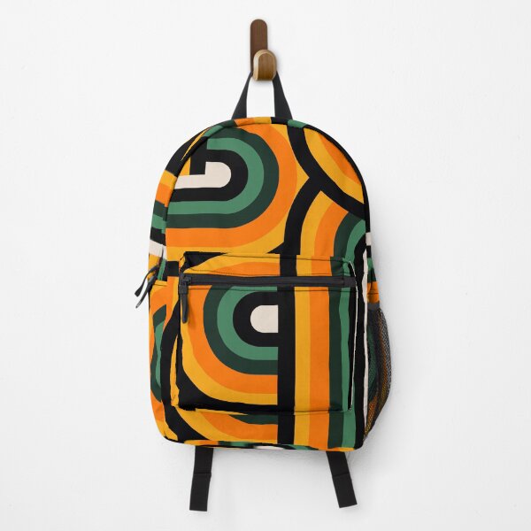 Item preview, Retro 1960's-1970's Vibrant Orange And Green Designs designed and sold by DEC02.
