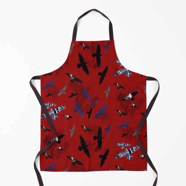 Item preview, Celestial Murder: Raven Silhouettes & Night Sky Pattern designed and sold by chihuahuashower.