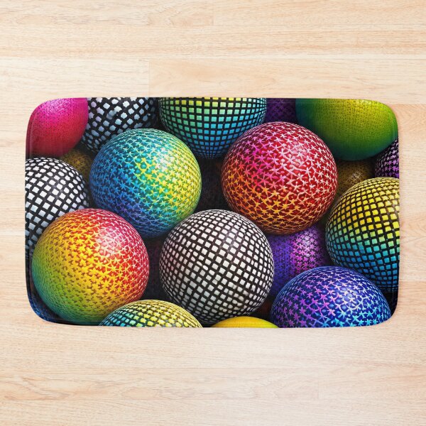 Item preview, Vibrant Rainbow Disco Ball Abstract Pattern designed and sold by Kaleidoscope Print.