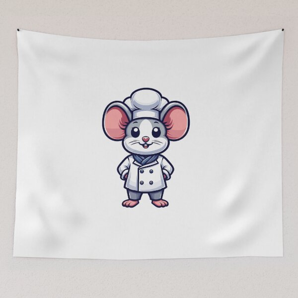 Item preview, Funny Mouse Chef Gift – Cute Cooking Animal Design designed and sold by CyfroweMysli.
