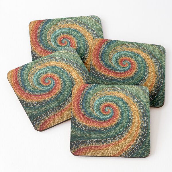 Item preview, Aboriginal Inspired Dot Art - The Whirlpool designed and sold by GrinGalore.