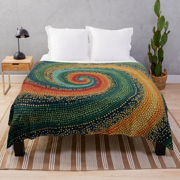 Item preview, Aboriginal Inspired Dot Art - The Whirlpool designed and sold by GrinGalore.