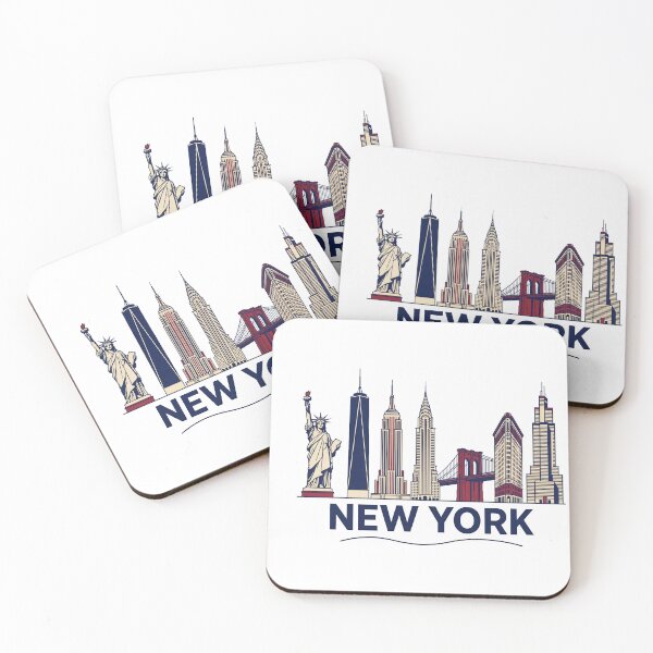 Item preview, Iconic New York City Skyline – Modern Landmark Illustration designed and sold by amithc.