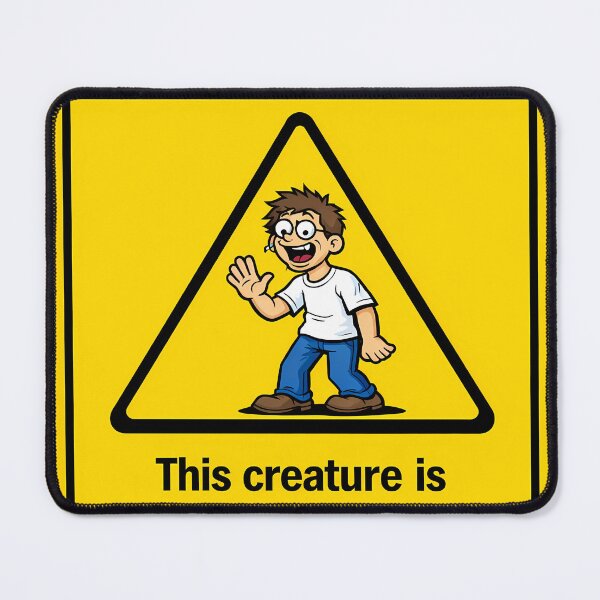 Item preview, Warning! Creautere designed and sold by Jokememe.