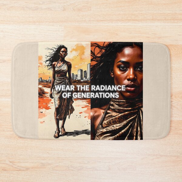 Item preview, Wear the Radiance of Generations — Split‑Screen Portrait of Determination & Heritage designed and sold by Creative-RE.