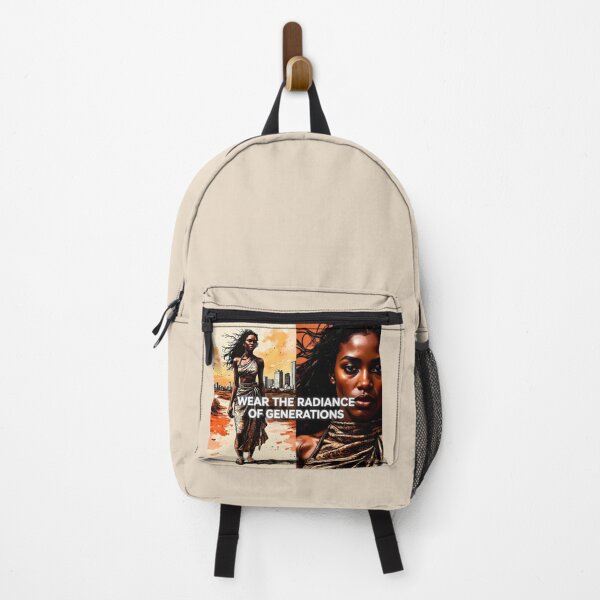 Item preview, Wear the Radiance of Generations — Split‑Screen Portrait of Determination & Heritage designed and sold by Creative-RE.