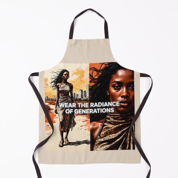 Item preview, Wear the Radiance of Generations — Split‑Screen Portrait of Determination & Heritage designed and sold by Creative-RE.