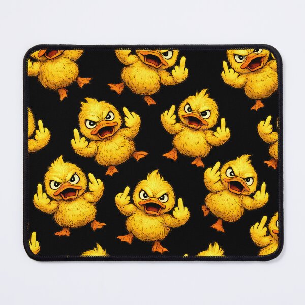 Item preview, Duck You Funny Angry Duck Cartoon Pattern Design designed and sold by AuraloomAtelier.