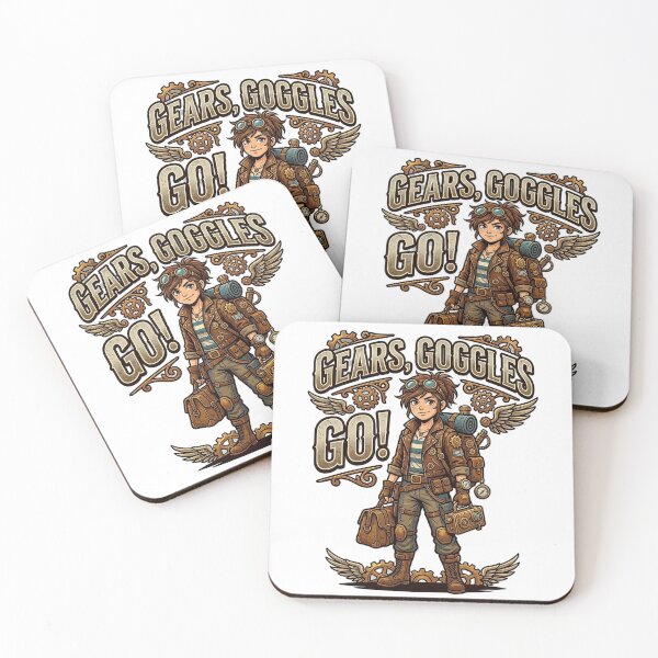Item preview, UHD Steampunk Teen Traveler's Airship Adventure designed and sold by ABArtByAlexST.