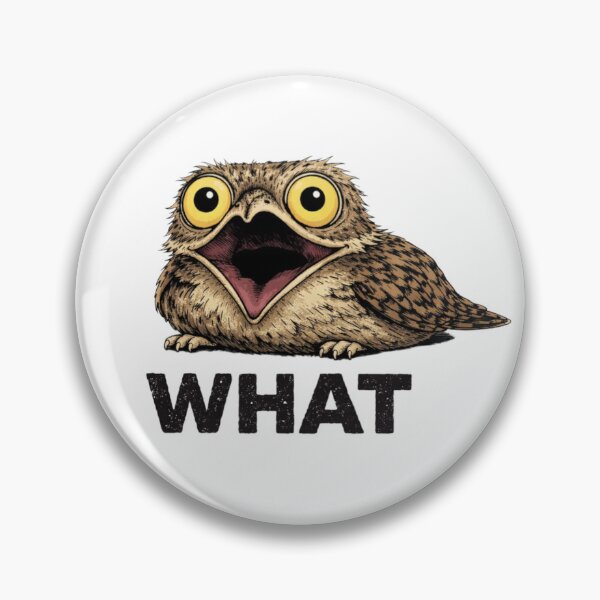 Item preview, Funny Nightjar WHAT Shirt Weird Bird Graphic Tee designed and sold by LoppiPrintShop.