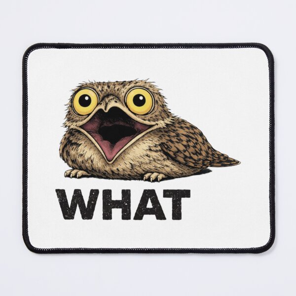 Item preview, Funny Nightjar WHAT Shirt Weird Bird Graphic Tee designed and sold by LoppiPrintShop.
