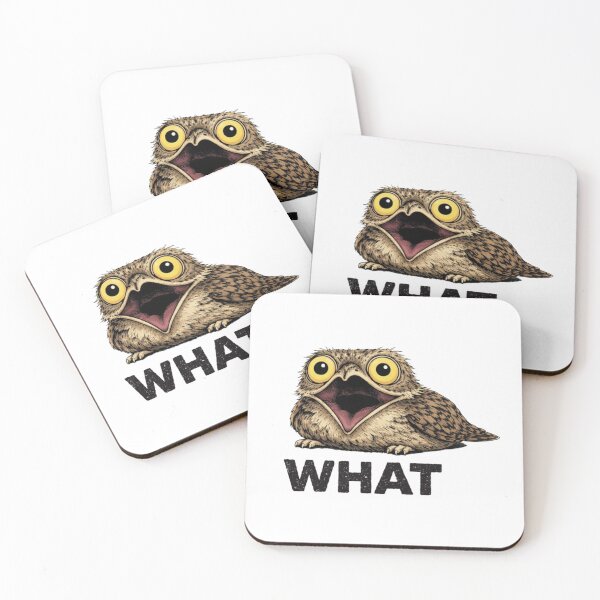 Item preview, Funny Nightjar WHAT Shirt Weird Bird Graphic Tee designed and sold by LoppiPrintShop.