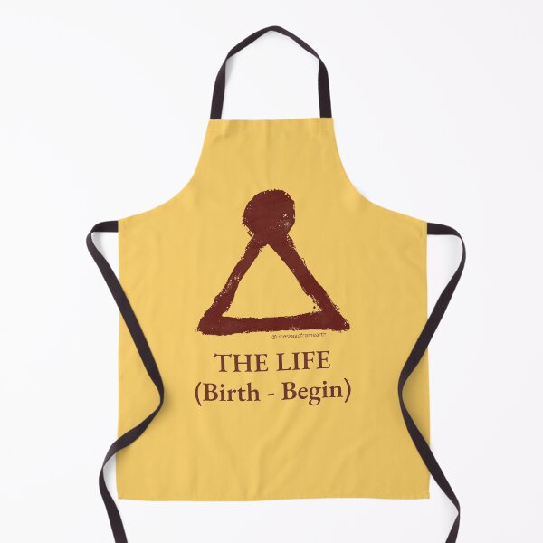 Item preview, Life - Neolithic Cipher - Birth and Begin - Minimalist T-Shirt - #1 designed and sold by Message from Earth.