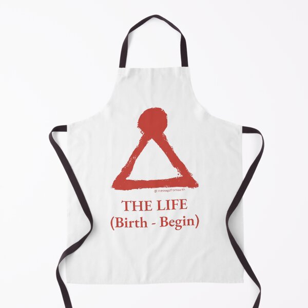 Item preview, Life - Neolithic Cipher - Birth and Begin - Minimalist T-Shirt - #2 designed and sold by Message from Earth.