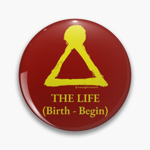 Item preview, Life - Neolithic Cipher - Birth and Begin - Minimalist T-Shirt - #3 designed and sold by Message from Earth.