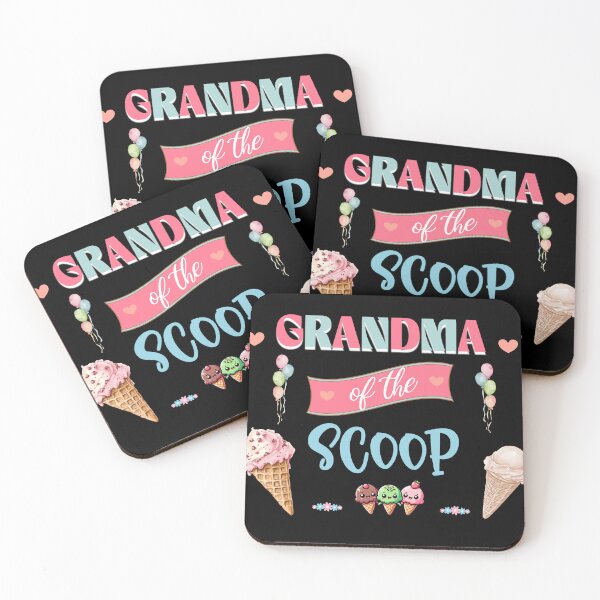 Item preview, Grandma of The Scoop Ice Cream Gender Reveal Baby Shower designed and sold by stylboutique.