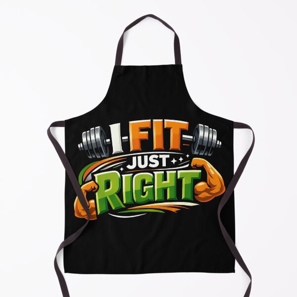 Item preview, I Fit Just Right Fitness Motivation Design designed and sold by TeeTimeTreasure.