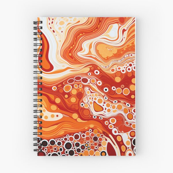 Item preview, Aboriginal Inspired Dot Art - Bright Lava Pattern designed and sold by GrinGalore.