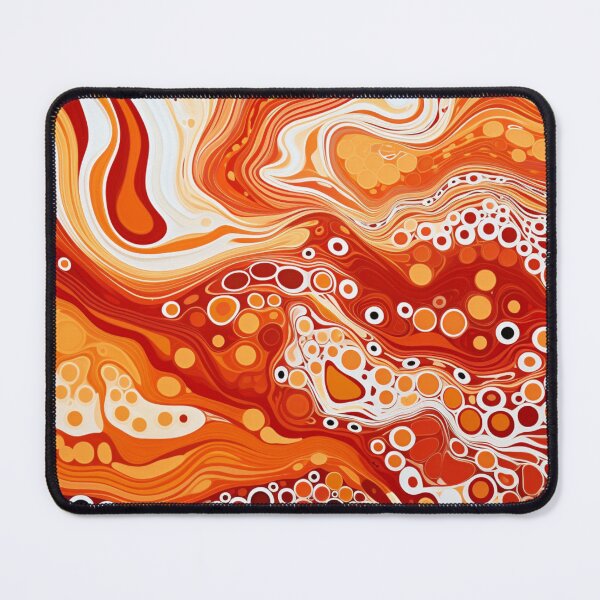 Item preview, Aboriginal Inspired Dot Art - Bright Lava Pattern designed and sold by GrinGalore.