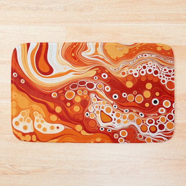 Item preview, Aboriginal Inspired Dot Art - Bright Lava Pattern designed and sold by GrinGalore.