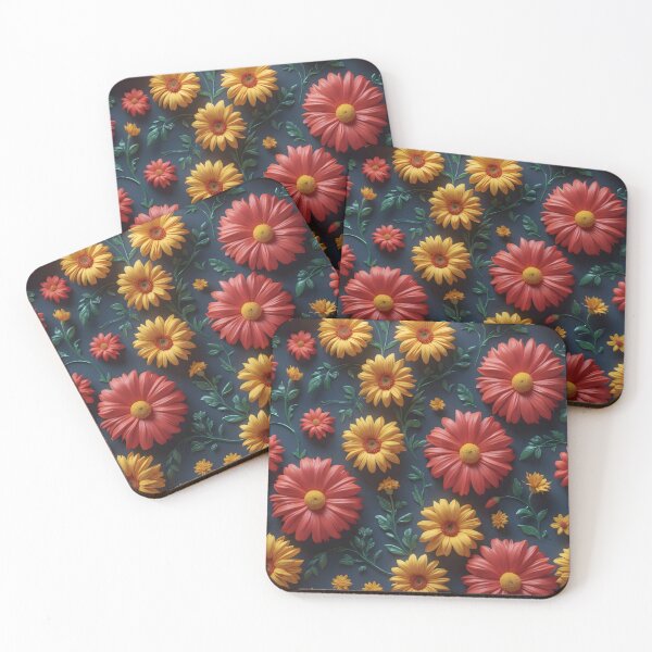 Item preview, 3D Flowers Red Yellow designed and sold by NK-Studios .