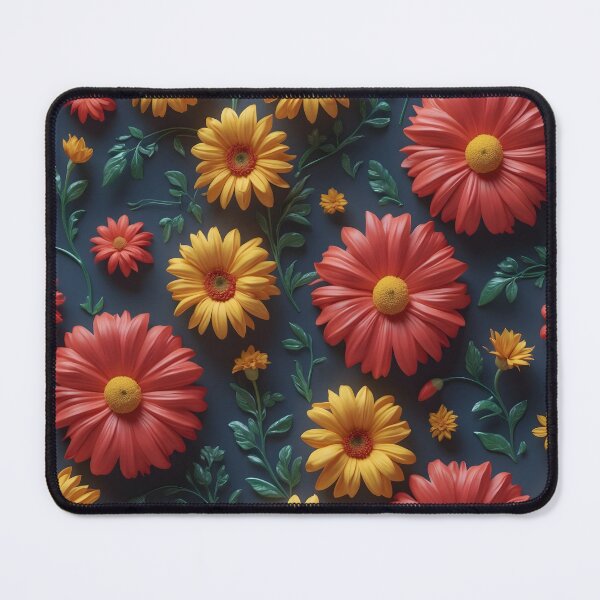 Item preview, 3D Flowers Red Yellow designed and sold by NK-Studios .