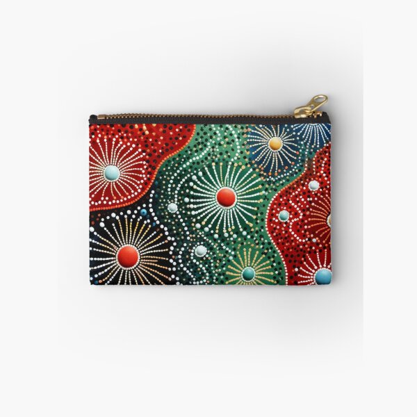 Item preview, Aboriginal Inspired Dot Art - Wildflowers in the Waves designed and sold by GrinGalore.