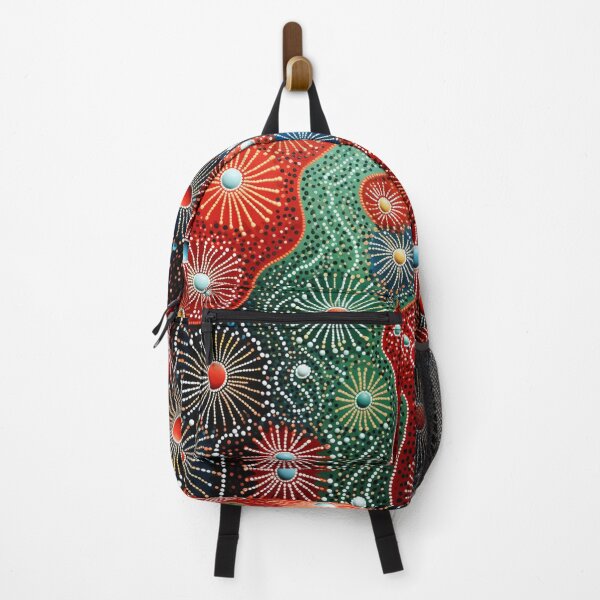 Item preview, Aboriginal Inspired Dot Art - Wildflowers in the Waves designed and sold by GrinGalore.
