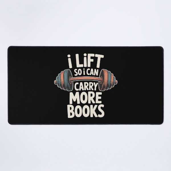 Item preview, I Lift So I Can Carry More Books - Perfect design for a book lover and gym addict who combines a passion for reading with a dedication to workout and strength. designed and sold by ZyziowskyArt.